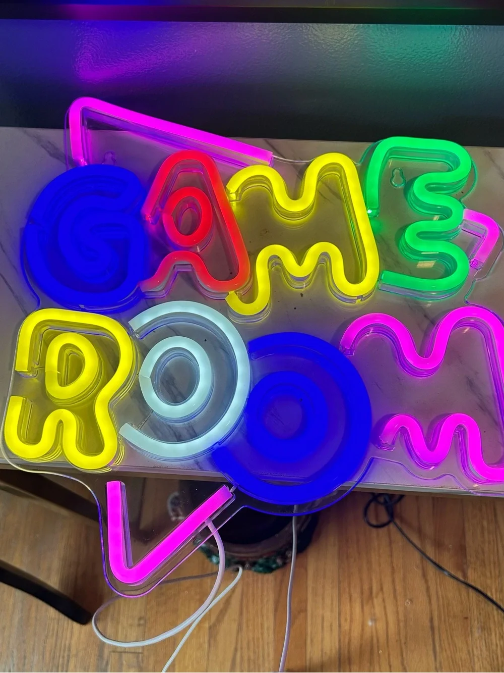 Gamerneon GAME ROOM Neon LED Sign - Multicolor